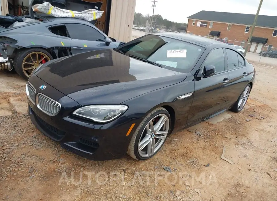 BMW 650I GRAN COUPE 2016 vin WBA6D4C50GD977443 from auto auction Iaai