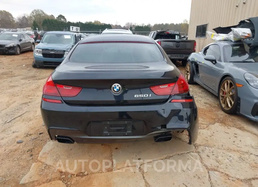 BMW 650I GRAN COUPE 2016 vin WBA6D4C50GD977443 from auto auction Iaai