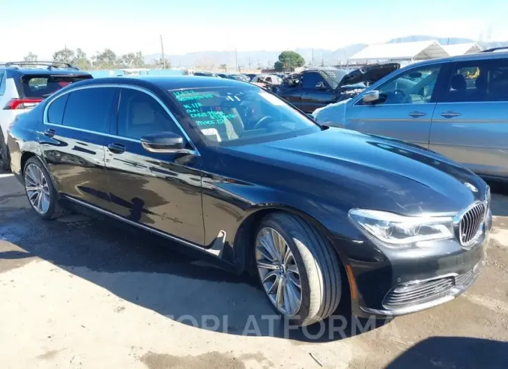 BMW 750I 2018 vin WBA7F0C5XJGM23940 from auto auction Iaai