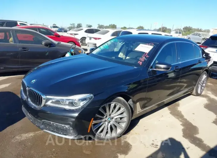 BMW 750I 2018 vin WBA7F0C5XJGM23940 from auto auction Iaai