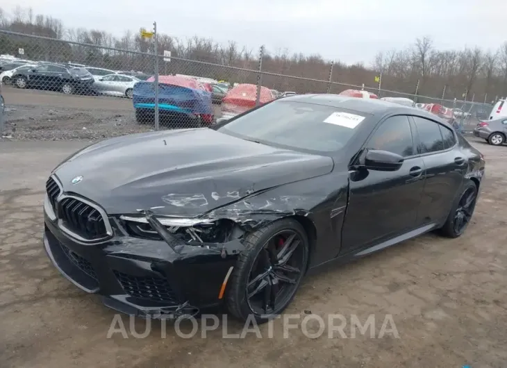 BMW M8 GRAN COUPE 2021 vin WBSGV0C00MCF00591 from auto auction Iaai