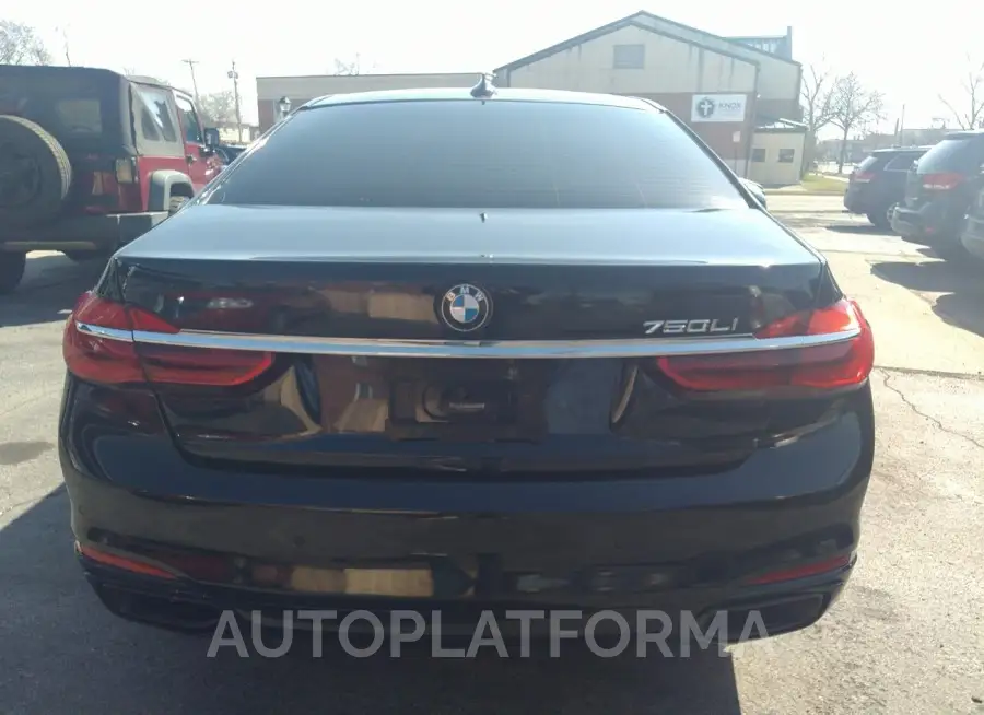 BMW 750 2016 vin WBA7F2C50GG416631 from auto auction Iaai