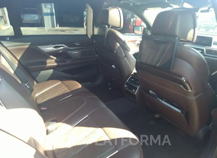 BMW 750 2016 vin WBA7F2C50GG416631 from auto auction Iaai