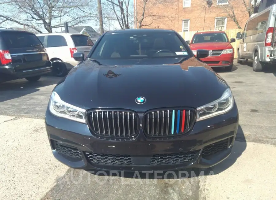 BMW 750 2016 vin WBA7F2C50GG416631 from auto auction Iaai