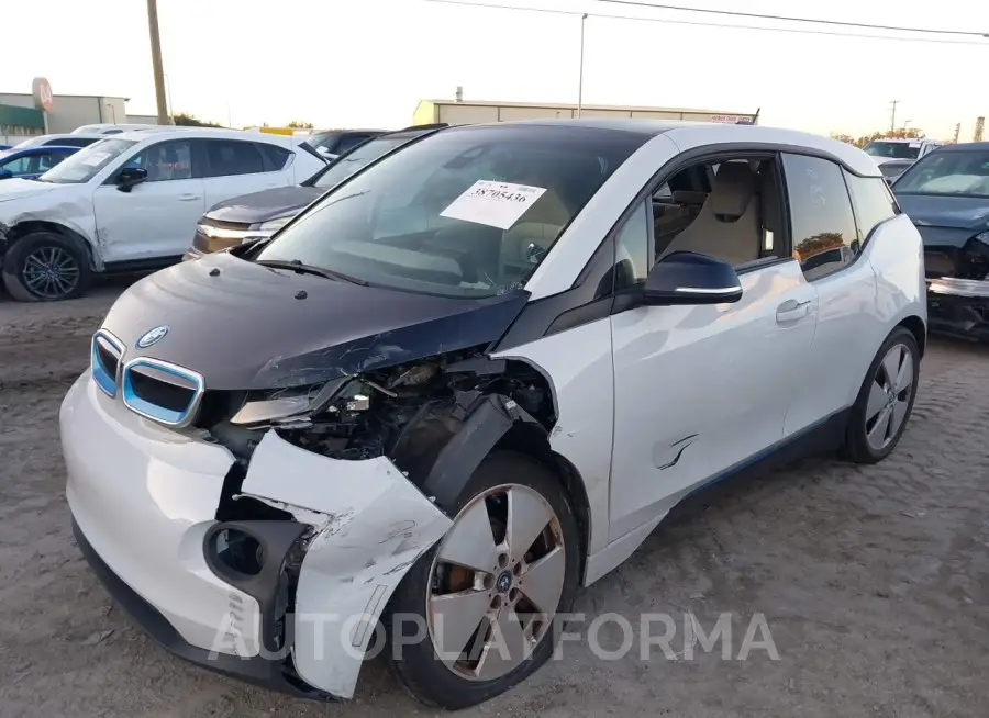 BMW I3 2016 vin WBY1Z4C59GV505376 from auto auction Iaai