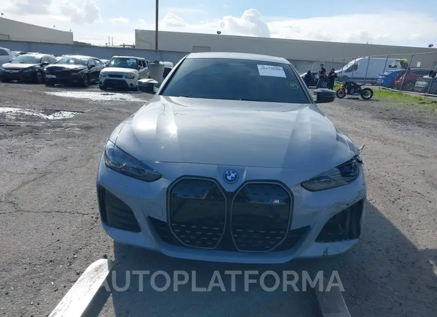 BMW I4 2023 vin WBY33AW08PFR39842 from auto auction Iaai