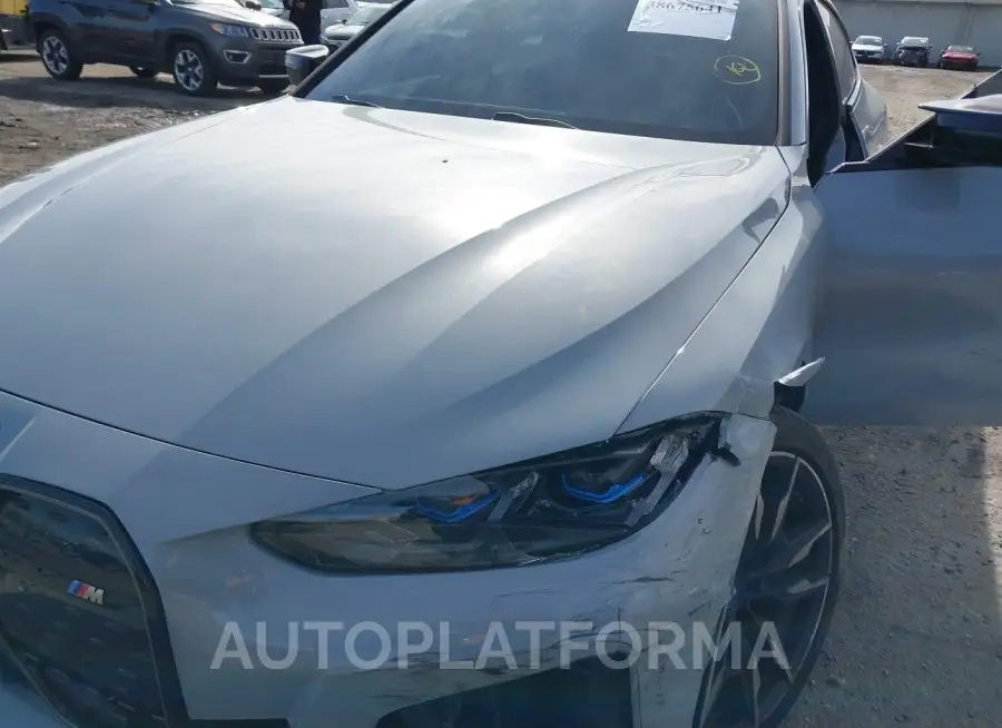 BMW I4 2023 vin WBY33AW08PFR39842 from auto auction Iaai