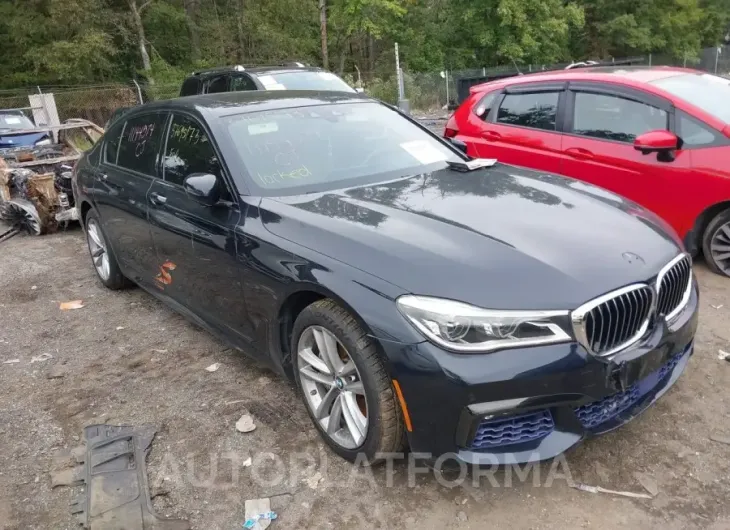 BMW 750I 2017 vin WBA7F2C5XHG421448 from auto auction Iaai