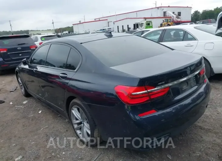 BMW 750I 2017 vin WBA7F2C5XHG421448 from auto auction Iaai