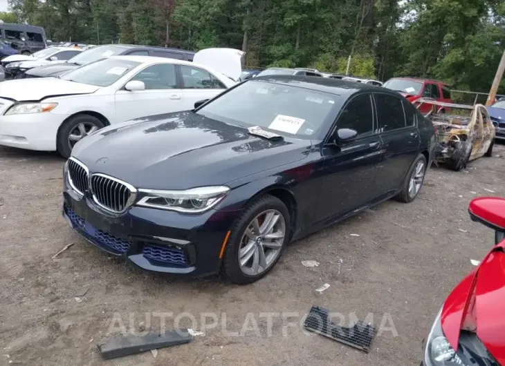 BMW 750I 2017 vin WBA7F2C5XHG421448 from auto auction Iaai