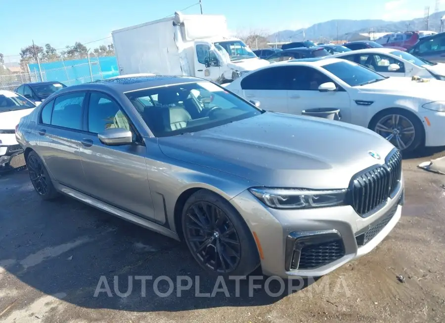 BMW 740I 2022 vin WBA7T2C00NCK17564 from auto auction Iaai