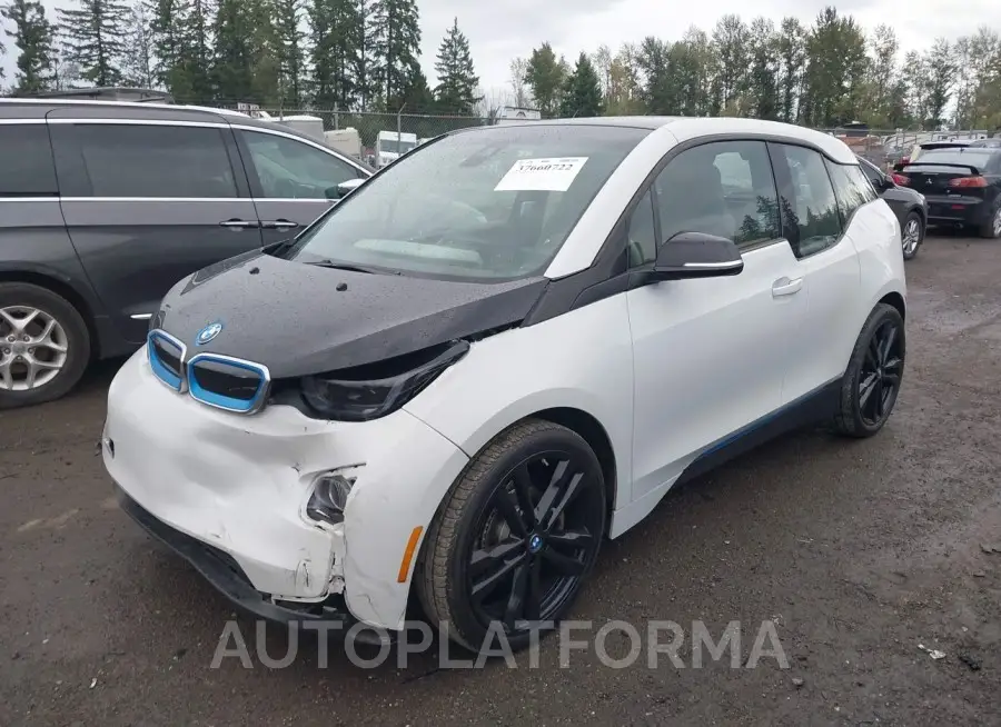 BMW I3 2015 vin WBY1Z4C50FV500775 from auto auction Iaai