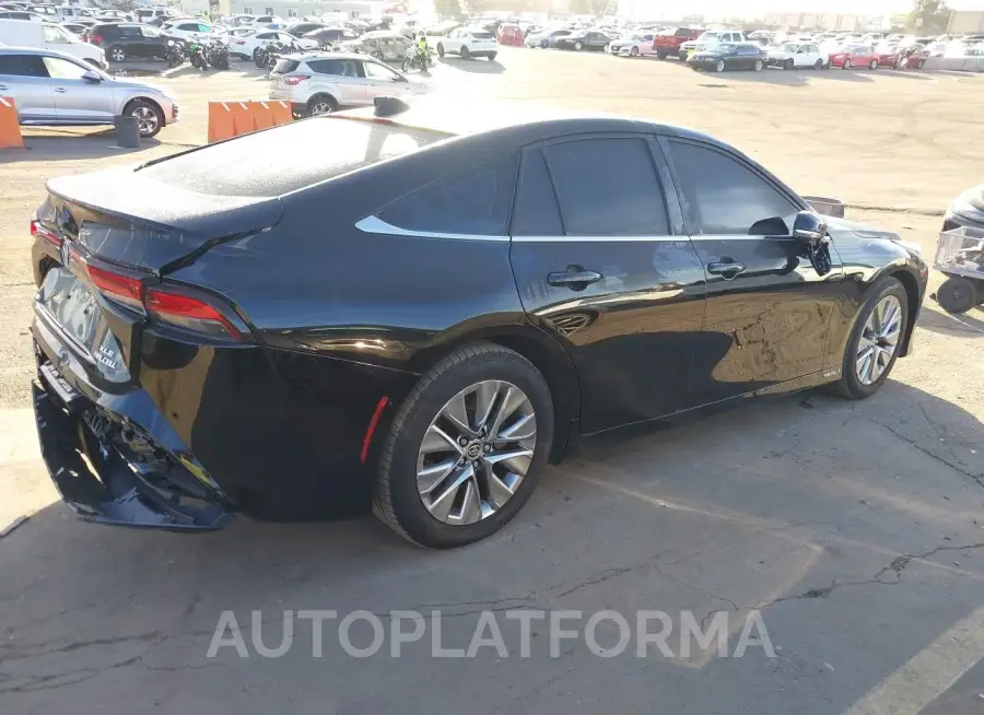 TOYOTA MIRAI 2023 vin JTDAAAAA1PA010071 from auto auction Iaai