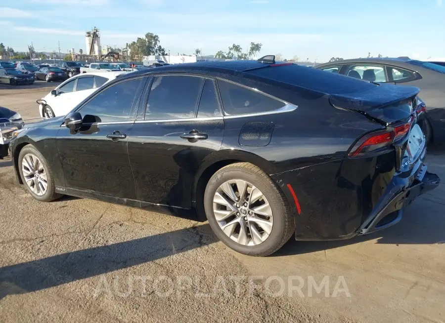 TOYOTA MIRAI 2023 vin JTDAAAAA1PA010071 from auto auction Iaai