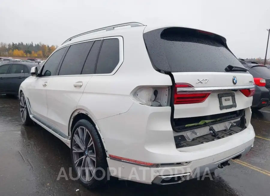 BMW X7 2019 vin 5UXCX4C57KLB40279 from auto auction Iaai