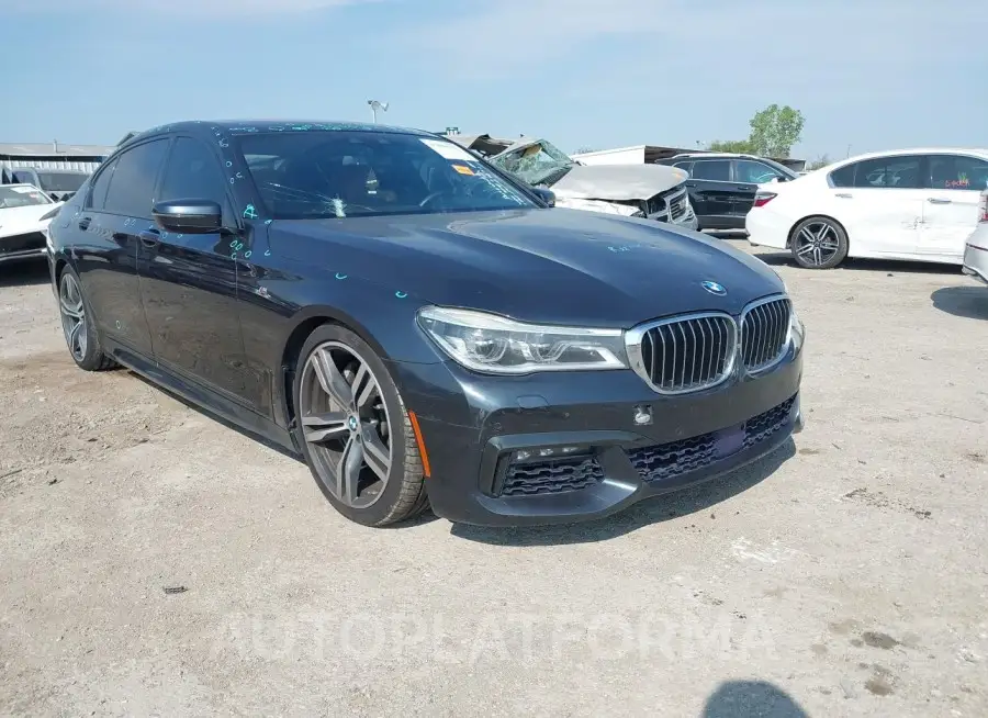 BMW 750I 2016 vin WBA7F2C54GG415174 from auto auction Iaai