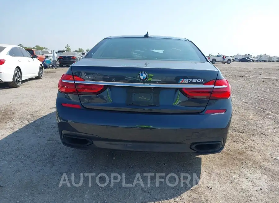 BMW 750I 2016 vin WBA7F2C54GG415174 from auto auction Iaai