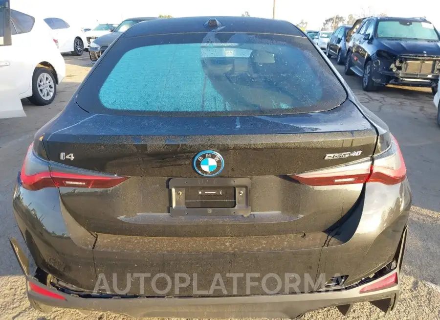 BMW I4 2024 vin WBY73AW04RFR63799 from auto auction Iaai