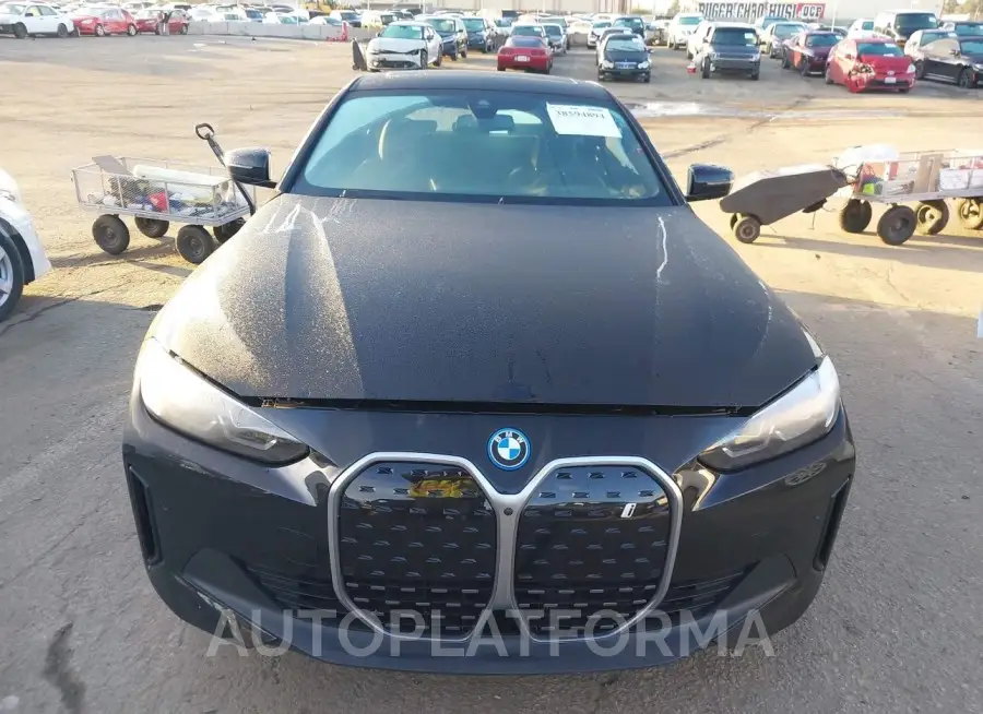 BMW I4 2024 vin WBY73AW04RFR63799 from auto auction Iaai