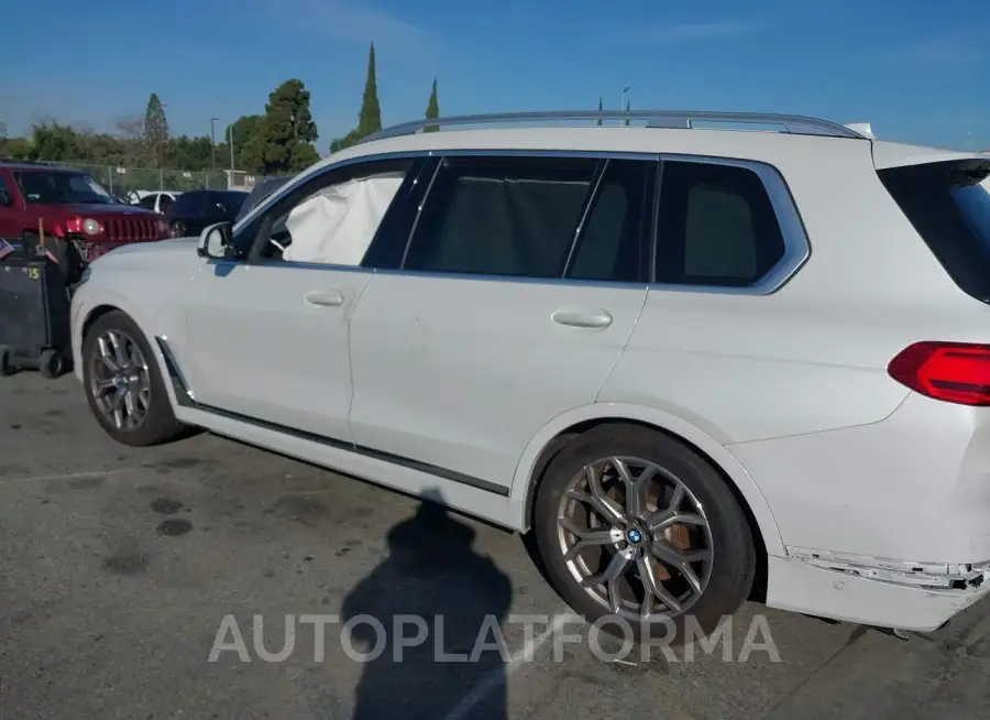 BMW X7 2021 vin 5UXCW2C09M9G02997 from auto auction Iaai