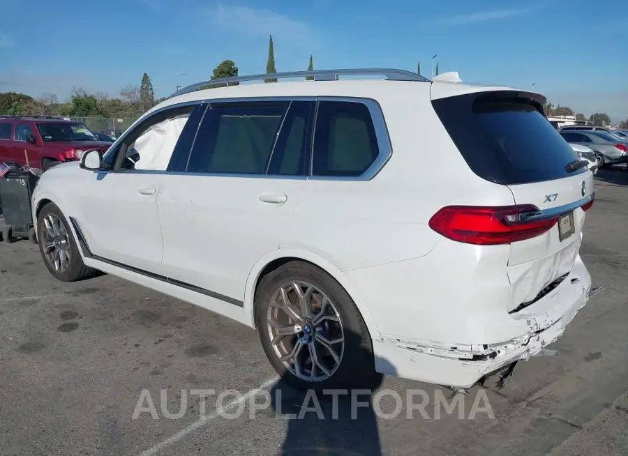 BMW X7 2021 vin 5UXCW2C09M9G02997 from auto auction Iaai