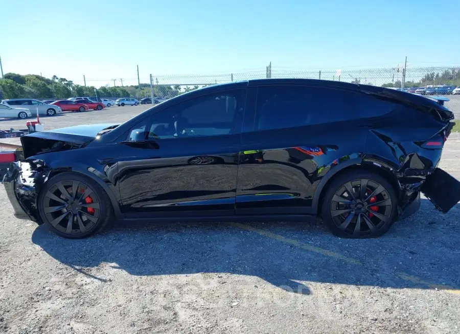 TESLA MODEL X 2023 vin 7SAXCBE62PF408545 from auto auction Iaai