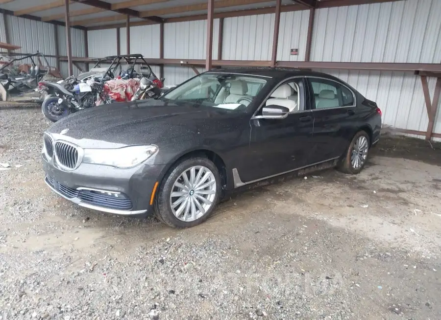 BMW 740I 2017 vin WBA7E4C51HGU99647 from auto auction Iaai