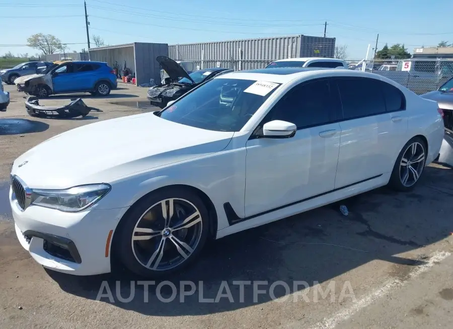 BMW 750I 2016 vin WBA7F0C59GGL99137 from auto auction Iaai