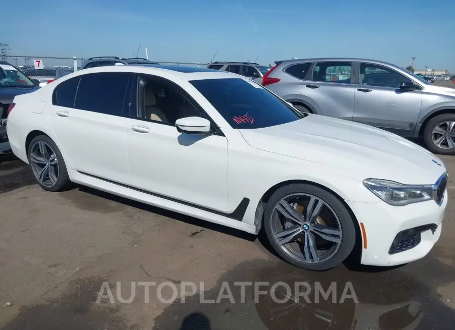 BMW 750I 2016 vin WBA7F0C59GGL99137 from auto auction Iaai