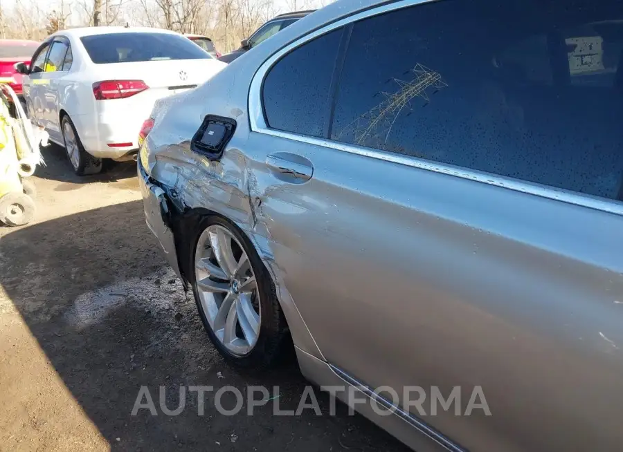 BMW 750I 2016 vin WBA7F2C54GG420732 from auto auction Iaai