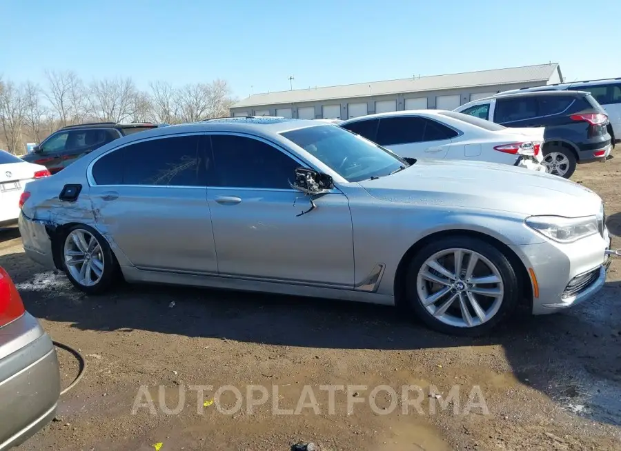 BMW 750I 2016 vin WBA7F2C54GG420732 from auto auction Iaai