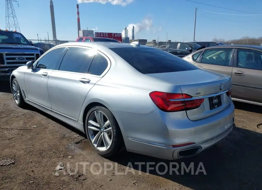 BMW 750I 2016 vin WBA7F2C54GG420732 from auto auction Iaai