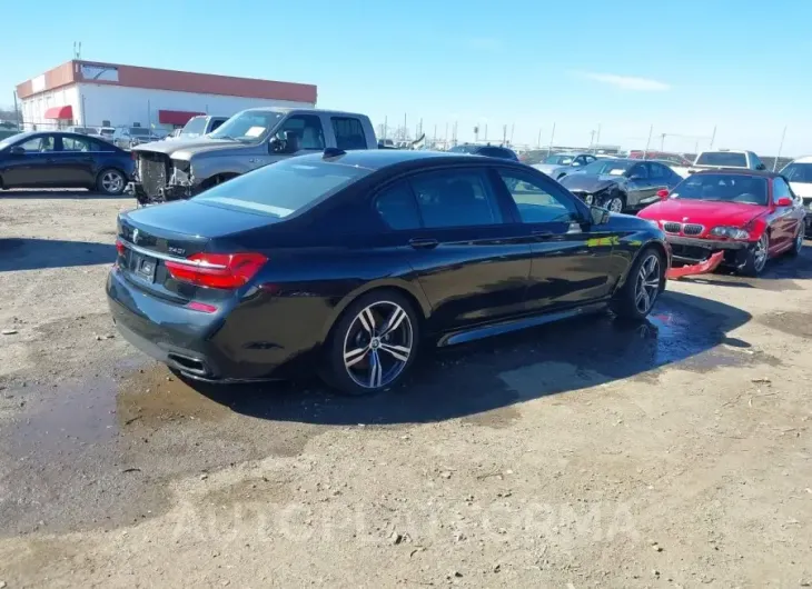 BMW 740I 2016 vin WBA7E2C53GG738554 from auto auction Iaai