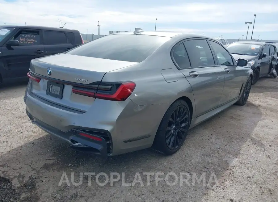 BMW 740I 2022 vin WBA7T2C06NCH24343 from auto auction Iaai