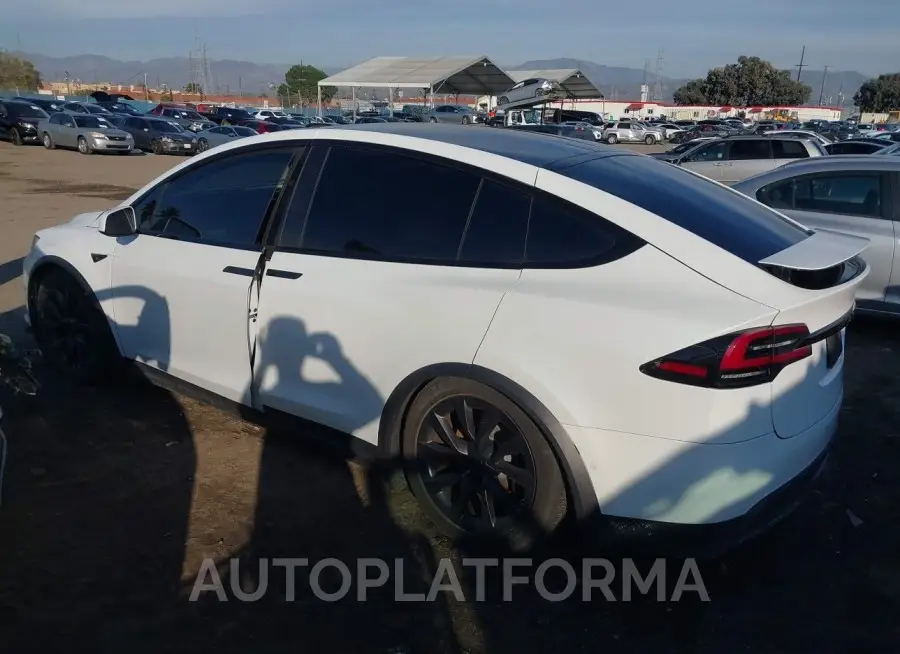 TESLA MODEL X 2022 vin 7SAXCDE52NF344457 from auto auction Iaai