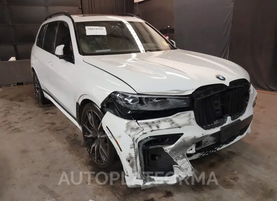 BMW X7 2022 vin 5UXCW2C09N9J22201 from auto auction Iaai