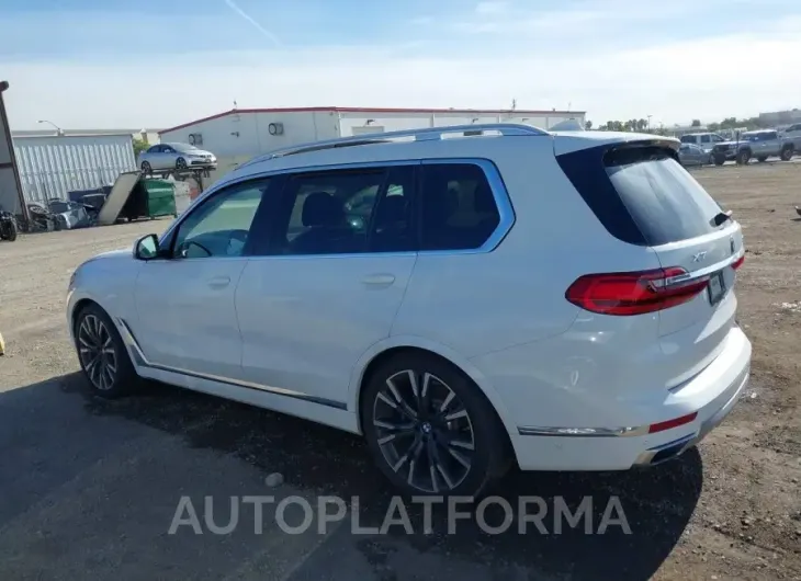 BMW X7 2019 vin 5UXCX4C55KLS38286 from auto auction Iaai