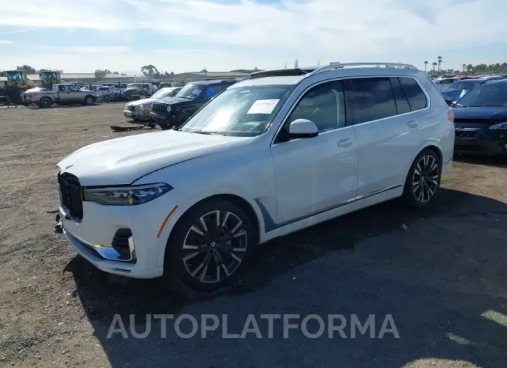 BMW X7 2019 vin 5UXCX4C55KLS38286 from auto auction Iaai