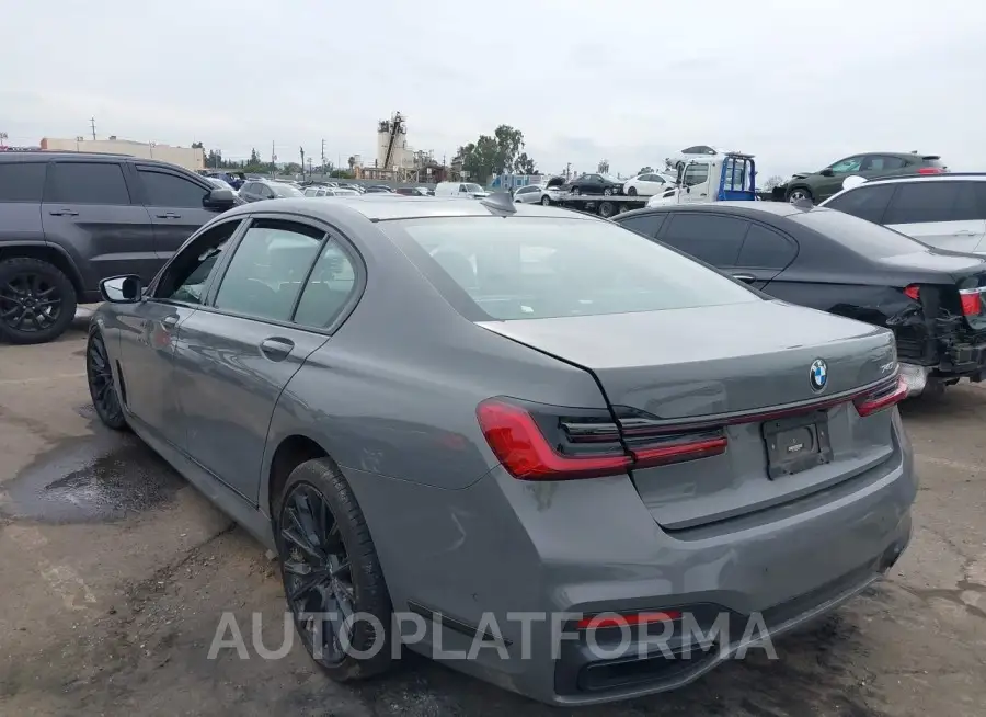 BMW 740I 2022 vin WBA7T2C06NCH87815 from auto auction Iaai