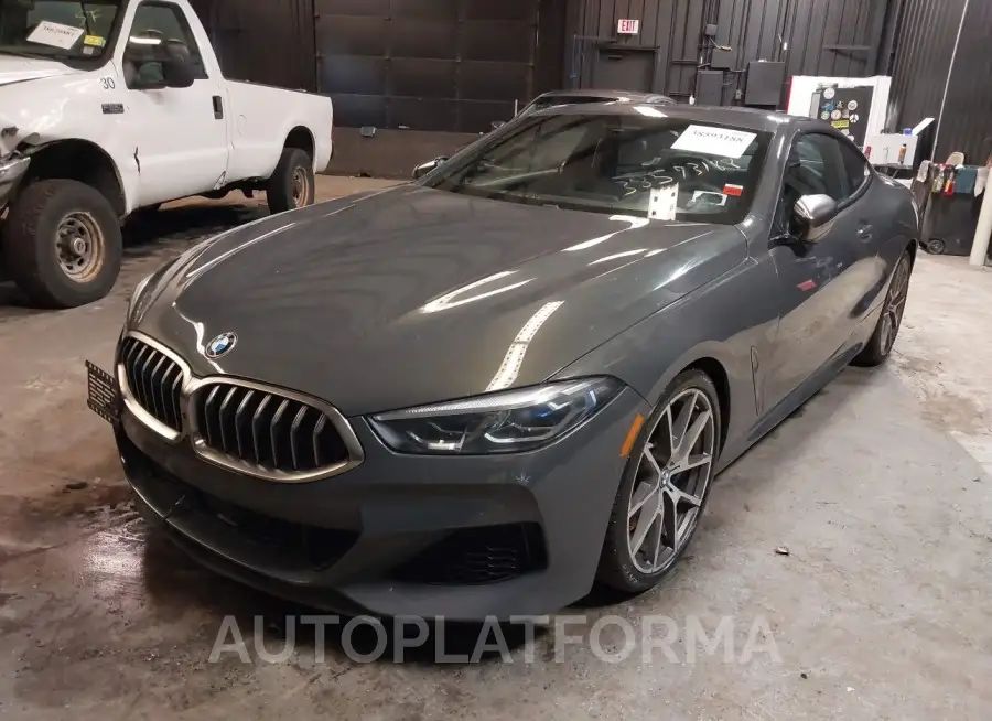 BMW M850I 2019 vin WBABC4C50KBU96579 from auto auction Iaai