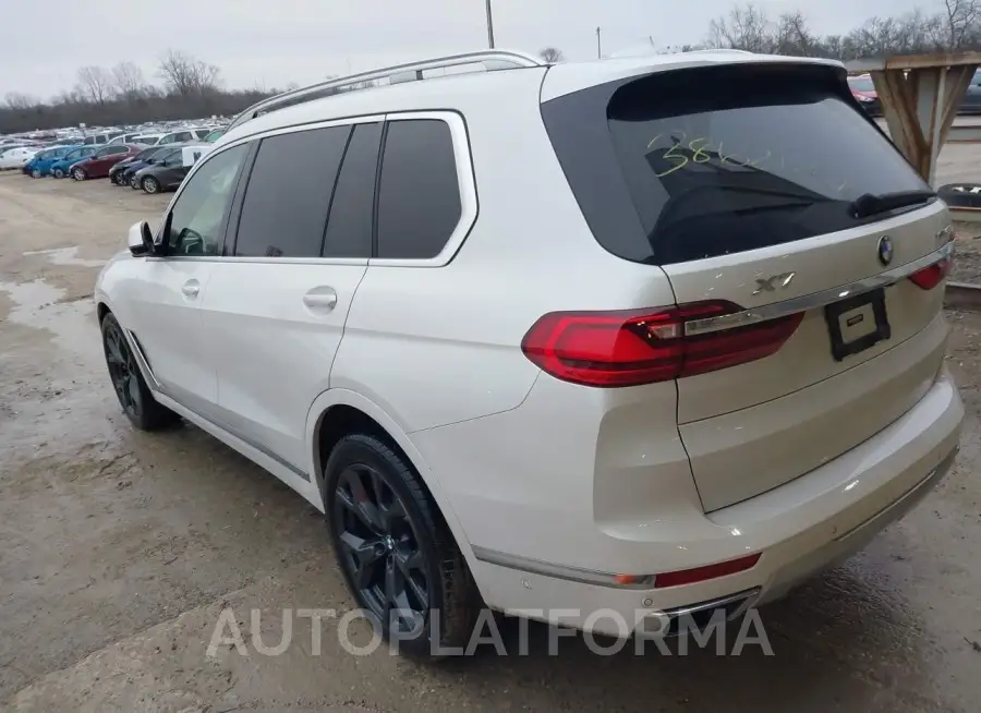 BMW X7 2019 vin 5UXCW2C56KLB43858 from auto auction Iaai