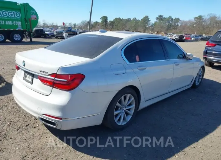 BMW 740I 2018 vin WBA7E4C50JGV23961 from auto auction Iaai