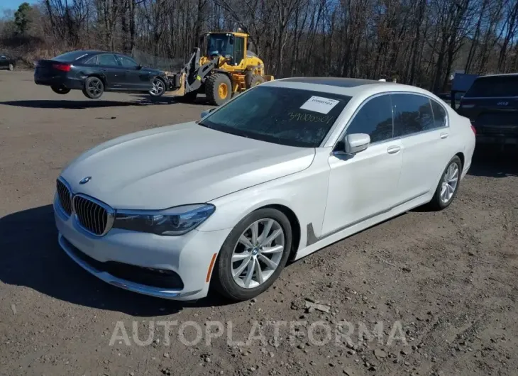 BMW 740I 2018 vin WBA7E4C50JGV23961 from auto auction Iaai