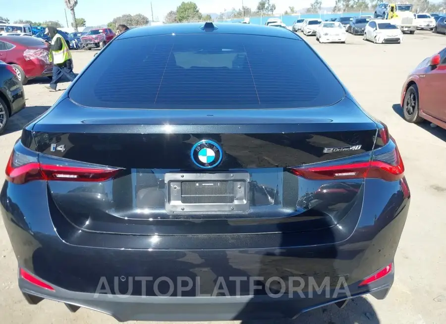 BMW I4 2023 vin WBY73AW02PFR35500 from auto auction Iaai