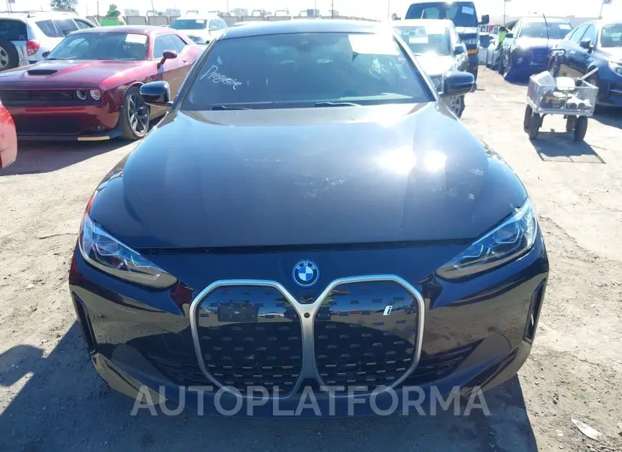 BMW I4 2023 vin WBY73AW02PFR35500 from auto auction Iaai