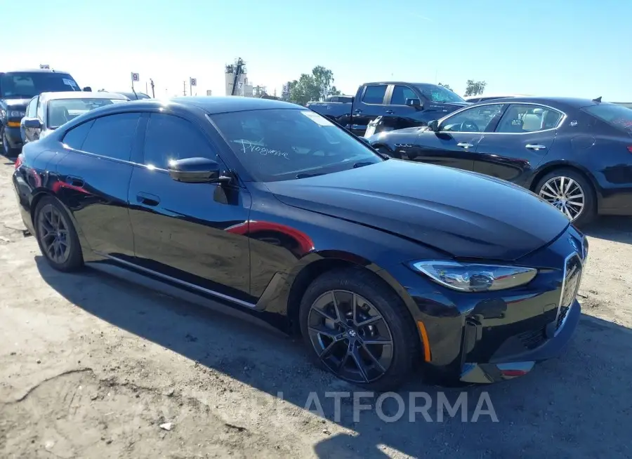 BMW I4 2023 vin WBY73AW02PFR35500 from auto auction Iaai