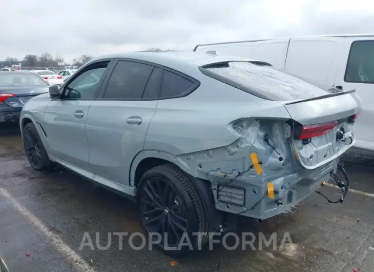 BMW X6 2024 vin 5UX43EX07R9U73722 from auto auction Iaai