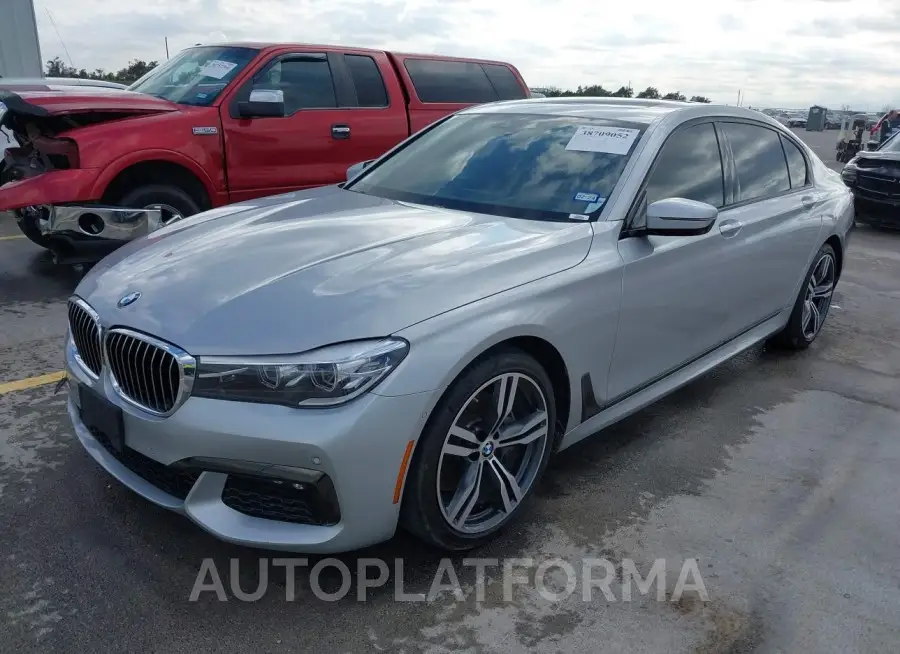 BMW 740I 2019 vin WBA7E2C52KB454029 from auto auction Iaai