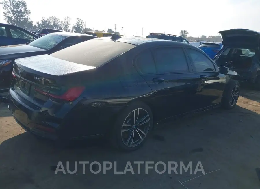 BMW 750I 2020 vin WBA7U2C08LGM27316 from auto auction Iaai