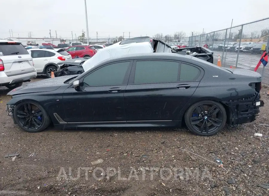 BMW M760I 2018 vin WBA7H6C50JG614781 from auto auction Iaai